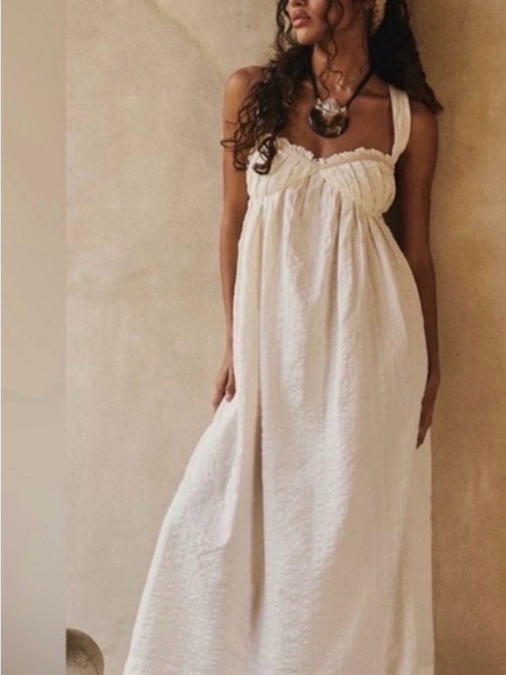 free people poppy cotton seersucker midi dress